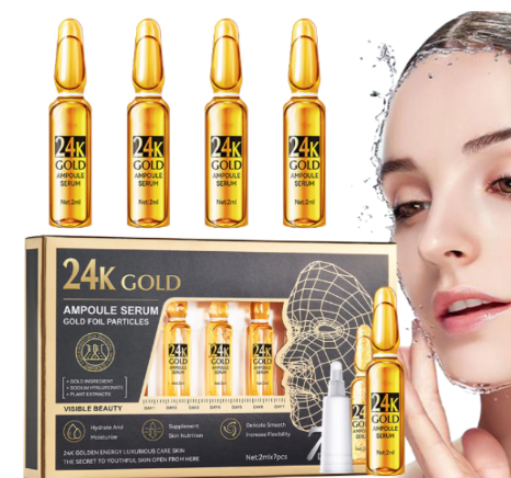 Ampolletas De colageno Serum 24k Gold