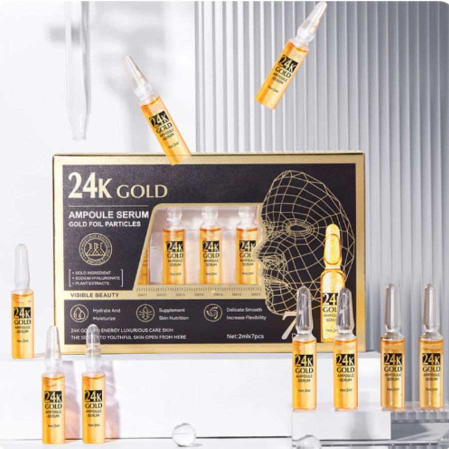 Ampolletas De colageno Serum 24k Gold