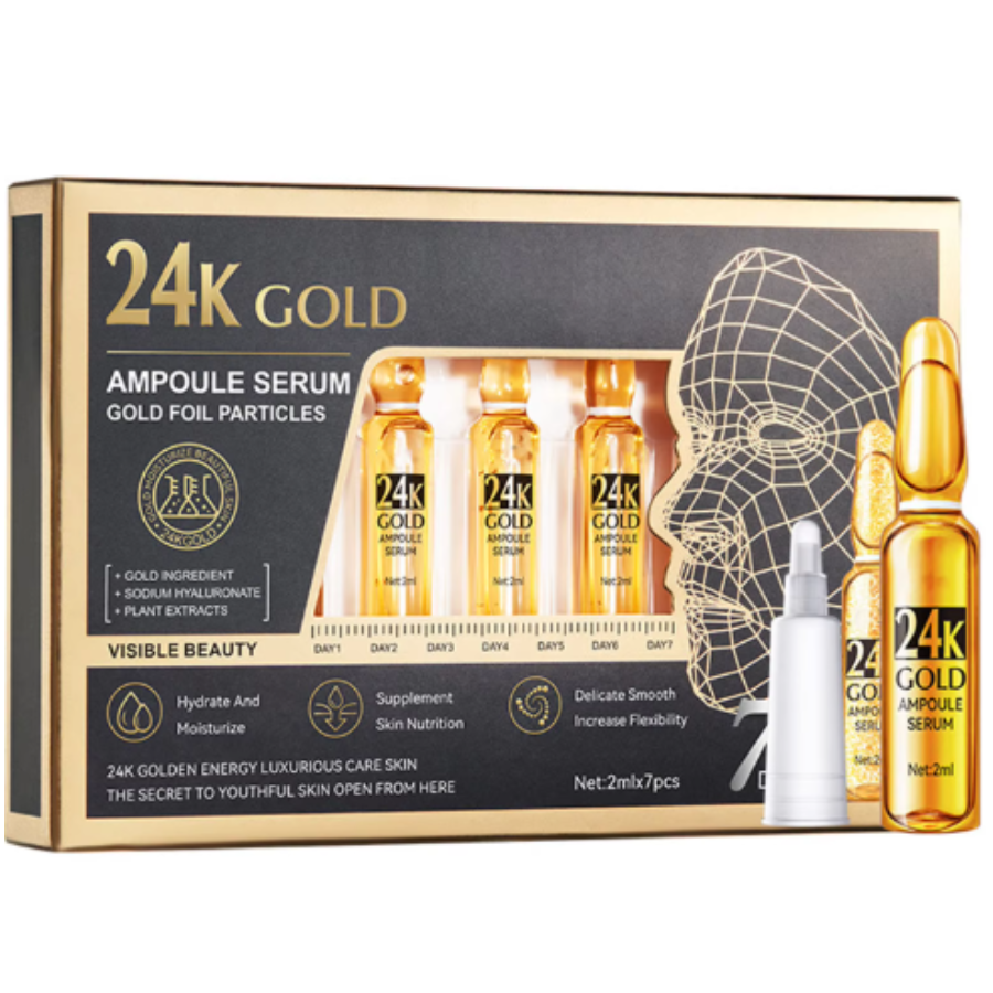 Ampolletas De colageno Serum 24k Gold